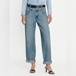 Frame 90's Utility Loose Jeans Denim Boyfriend in Beck